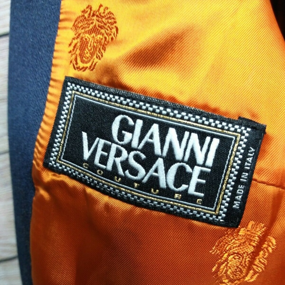 Vintage Gianni Versace Couture Womens Blazer 1980s